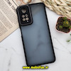 قاب گوشی Redmi Note 11 4G - Redmi Note 11S شیائومی پشت مات متال کیس دور سیلیکونی محافظ لنزدار مشکی کد 644