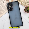 قاب گوشی Redmi Note 11 Pro 4G Global - Redmi Note 11 Pro 5G Global - Redmi Note 11E Pro 5G شیائومی پشت مات متال کیس دور سیلیکونی محافظ لنزدار مشکی کد 488
