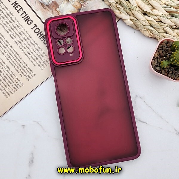 قاب گوشی Redmi Note 11 Pro 4G Global - Redmi Note 11 Pro 5G Global - Redmi Note 11E Pro 5G شیائومی پشت مات متال کیس دور سیلیکونی محافظ لنزدار زرشکی کد 491