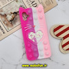 قاب گوشی Galaxy A04 - Galaxy M13 5G سامسونگ سیلیکونی پاک کنی طرح گربه ای Lucky Cat آکواریومی پاپیت فیجت رنگین کمانی آبرنگی صورتی فانتزی کد 133
