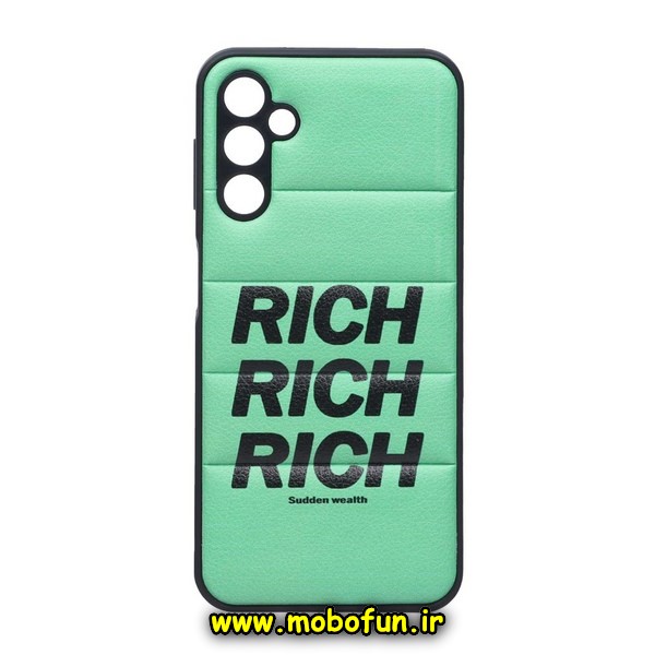قاب گوشی Galaxy A14 4G - Galaxy A14 5G سامسونگ طرح دار پافر چرمی محافظ لنز دار اسپرت RICH کد 109