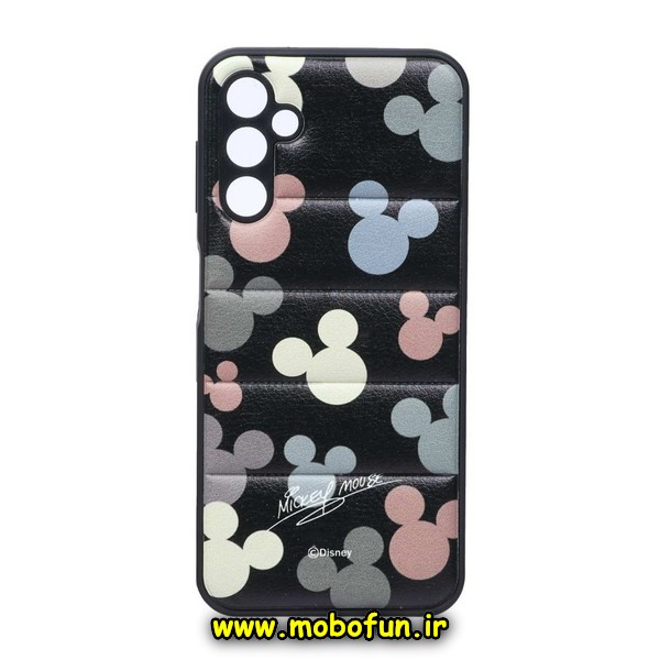 قاب گوشی Galaxy A14 4G - Galaxy A14 5G سامسونگ طرح دار پافر چرمی محافظ لنز دار مینی موس Minnie Mouse کد 110