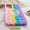 قاب گوشی Galaxy A72 4G - Galaxy A72 5G سامسونگ سیلیکونی پاک کنی طرح گربه ای Lucky Cat آکواریومی پاپیت فیجت رنگین کمانی آبرنگی پاستیلی کد 445
