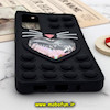 قاب گوشی Galaxy S20 FE سامسونگ سیلیکونی پاک کنی طرح گربه ای Lucky Cat آکواریومی پاپیت فیجت مشکی کد 458