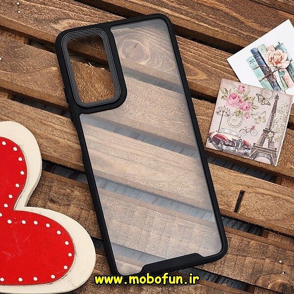 قاب گوشی Redmi Note 11 Pro 4G Global - Redmi Note 11 Pro 5G Global - Redmi Note 11E Pro 5G شیائومی اورجینال Pro Camera طرح پشت طلق شفاف دور سیلیکونی محافظ لنز دار مشکی کد 510