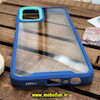 قاب گوشی Galaxy A13 4G سامسونگ اورجینال Pro Camera طرح پشت طلق شفاف دور سیلیکونی محافظ لنز دار سرمه ای کد 599