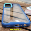 قاب گوشی Galaxy A23 4G سامسونگ اورجینال Pro Camera طرح پشت طلق شفاف دور سیلیکونی محافظ لنز دار سرمه ای کد 397