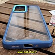 قاب گوشی Galaxy A33 5G سامسونگ اورجینال Pro Camera طرح پشت طلق شفاف دور سیلیکونی محافظ لنز دار سرمه ای کد 435