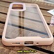 قاب گوشی Galaxy A33 5G سامسونگ اورجینال Pro Camera طرح پشت طلق شفاف دور سیلیکونی محافظ لنز دار گلبهی کد 436