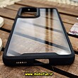 قاب گوشی Galaxy A53 5G سامسونگ اورجینال Pro Camera طرح پشت طلق شفاف دور سیلیکونی محافظ لنز دار مشکی کد 615
