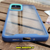 قاب گوشی Galaxy A73 5G سامسونگ اورجینال Pro Camera طرح پشت طلق شفاف دور سیلیکونی محافظ لنز دار سرمه ای کد 569