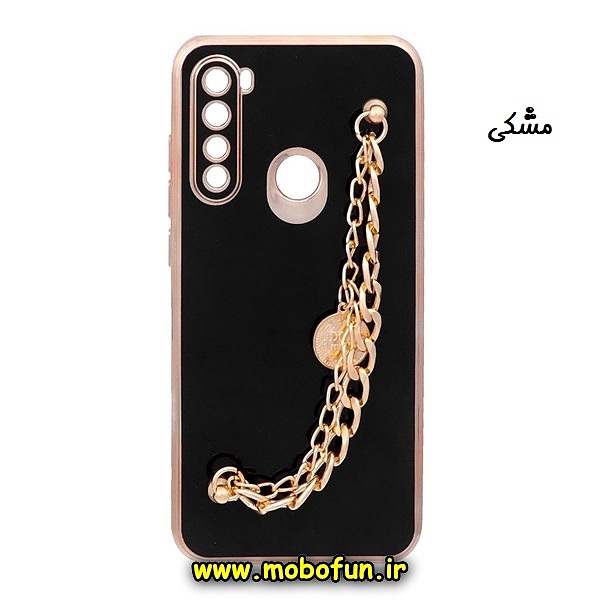 قاب گوشی Redmi Note 8 - Redmi Note 8 2021 شیائومی طرح مای کیس گلد لاین لاکچری دستبندی کارتیر محافظ لنز دار مشکی کد 789