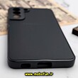 قاب گوشی Galaxy S21 FE سامسونگ مدل PVD ضد خش پشت گلس شیشه ای محافظ لنز دار مشکی کد 392