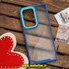قاب گوشی Galaxy S23 Ultra سامسونگ اورجینال Pro Camera طرح پشت طلق شفاف دور سیلیکونی محافظ لنز دار سرمه ای کد 96