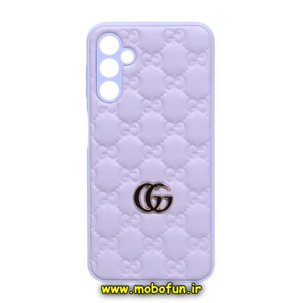 قاب گوشی Galaxy A14 4G - Galaxy A14 5G سامسونگ طرح دار پافر چرمی محافظ لنز دار گوچی GUCCI یاسی کد 131