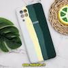 قاب گوشی Galaxy A22 4G - Galaxy M32 4G سامسونگ سیلیکونی اورجینال آبرنگی رنگین کمانی پاک کنی درجه یک زیربسته محافظ لنز دار کد 643