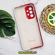 قاب گوشی Galaxy A33 5G سامسونگ سیلیکونی اورجینال رنگین کمانی پاک کنی درجه یک زیربسته محافظ لنز دار کد 437
