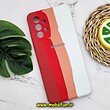 قاب گوشی Galaxy A33 5G سامسونگ سیلیکونی اورجینال رنگین کمانی پاک کنی درجه یک زیربسته محافظ لنز دار کد 437