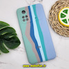 قاب گوشی Poco M4 Pro 4G شیائومی سیلیکونی اورجینال آبرنگی رنگین کمانی پاک کنی درجه یک زیربسته محافظ لنز دار کد 326
