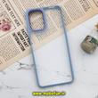قاب گوشی Redmi Note 10 4G - Redmi Note 10S - Poco M5S شیائومی شیائومی اورجینال متال کیس Metal طرح پشت طلق شفاف دور سیلیکونی آبی فیلی کد 476