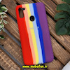 قاب گوشی Galaxy A11 سامسونگ سیلیکونی اورجینال سورا SORA پاک کنی رنگین کمانی آبرنگی درجه یک زیربسته محافظ لنز دار کد 611