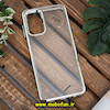 قاب گوشی Galaxy A13 4G سامسونگ طرح پشت طلق شیشه ای شفاف اورجینال برند FASHION CASE نقره ای کد 615