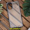 قاب گوشی Galaxy A13 4G سامسونگ طرح پشت طلق شیشه ای شفاف اورجینال برند FASHION CASE مشکی یاقوتی کد 617
