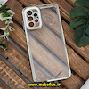 قاب گوشی Galaxy A23 4G سامسونگ طرح پشت طلق شیشه ای شفاف اورجینال برند FASHION CASE نقره ای کد 405