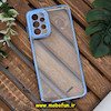 قاب گوشی Galaxy A23 4G سامسونگ طرح پشت طلق شیشه ای شفاف اورجینال برند FASHION CASE آبی براق کد 407