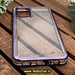 قاب گوشی Galaxy A32 4G سامسونگ طرح پشت طلق شیشه ای شفاف اورجینال برند FASHION CASE بنفش کد 845