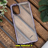 قاب گوشی Galaxy A32 4G سامسونگ طرح پشت طلق شیشه ای شفاف اورجینال برند FASHION CASE بنفش کد 845