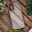 قاب گوشی Galaxy A32 4G سامسونگ طرح پشت طلق شیشه ای شفاف اورجینال برند FASHION CASE مشکی کد 846