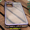 قاب گوشی Galaxy A33 5G سامسونگ طرح پشت طلق شیشه ای شفاف اورجینال برند FASHION CASE بنفش کد 446