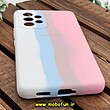 قاب گوشی Galaxy A53 5G سامسونگ سیلیکونی اورجینال سورا SORA پاک کنی رنگین کمانی آبرنگی درجه یک زیربسته محافظ لنز دار کد 632