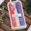 قاب گوشی Galaxy A53 5G سامسونگ سیلیکونی اورجینال سورا SORA پاک کنی رنگین کمانی آبرنگی درجه یک زیربسته محافظ لنز دار کد 635