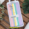 قاب گوشی Galaxy A72 سامسونگ سیلیکونی اورجینال سورا SORA پاک کنی رنگین کمانی آبرنگی درجه یک زیربسته محافظ لنز دار کد 456
