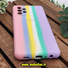 قاب گوشی Galaxy A72 سامسونگ سیلیکونی اورجینال سورا SORA پاک کنی رنگین کمانی آبرنگی درجه یک زیربسته محافظ لنز دار کد 456