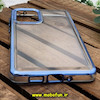 قاب گوشی Galaxy A73 5G سامسونگ طرح پشت طلق شیشه ای شفاف اورجینال برند FASHION CASE آبی براق کد 583