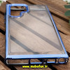 قاب گوشی Galaxy S22 Ultra سامسونگ طرح پشت طلق شیشه ای شفاف اورجینال برند FASHION CASE آبی براق کد 285