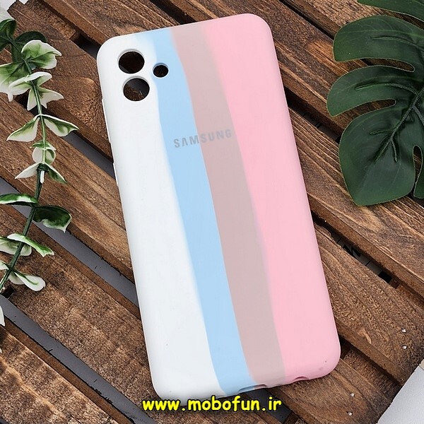 قاب گوشی Galaxy A04 - Galaxy M13 5G سامسونگ سیلیکونی اورجینال سورا SORA پاک کنی رنگین کمانی آبرنگی درجه یک زیربسته کد 173