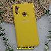 قاب گوشی Galaxy A11 - Galaxy M11 سامسونگ سیلیکونی اورجینال سورا SORA پاک کنی درجه یک زیربسته محافظ لنز دار زرد کد 620