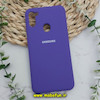 قاب گوشی Galaxy A11 - Galaxy M11 سامسونگ سیلیکونی اورجینال سورا SORA پاک کنی درجه یک زیربسته محافظ لنز دار ارغوانی کد 624