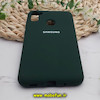 قاب گوشی Galaxy A11 - Galaxy M11 سامسونگ سیلیکونی اورجینال سورا SORA پاک کنی درجه یک زیربسته محافظ لنز دار سبز تیره کد 627