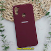 قاب گوشی Galaxy A11 - Galaxy M11 سامسونگ سیلیکونی اورجینال سورا SORA پاک کنی درجه یک زیربسته محافظ لنز دار عنابی کد 632