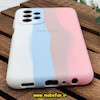 قاب گوشی Galaxy A23 4G سامسونگ سیلیکونی اورجینال سورا SORA پاک کنی رنگین کمانی آبرنگی درجه یک زیربسته محافظ لنزدار کد 410