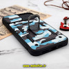 قاب گوشی iPhone 12 Pro Max آیفون طرح ضد ضربه بتمن چریکی ارتشی هولدر دار محافظ لنز دار کشویی پنجره ای کد 608