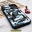 قاب گوشی iPhone 13 Pro Max آیفون طرح ضد ضربه بتمن چریکی ارتشی هولدر دار محافظ لنز دار کشویی پنجره ای کد 509