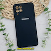 قاب گوشی Galaxy M33 5G سامسونگ سیلیکونی اورجینال سورا SORA پاک کنی درجه یک زیربسته محافظ لنز دار مشکی کد 86
