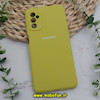 قاب گوشی Galaxy M52 5G سامسونگ سیلیکونی اورجینال سورا SORA پاک کنی درجه یک زیربسته محافظ لنز دار زرد فسفری کد 116