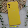 قاب گوشی Galaxy M52 5G سامسونگ سیلیکونی اورجینال سورا SORA پاک کنی درجه یک زیربسته محافظ لنز دار زرد کد 117